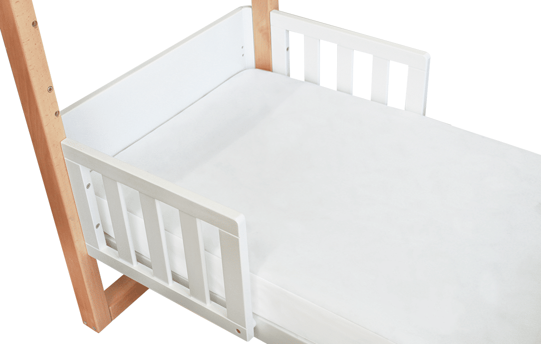 Amani Bebe Jersey Cotton Compact Fitted Sheet – White