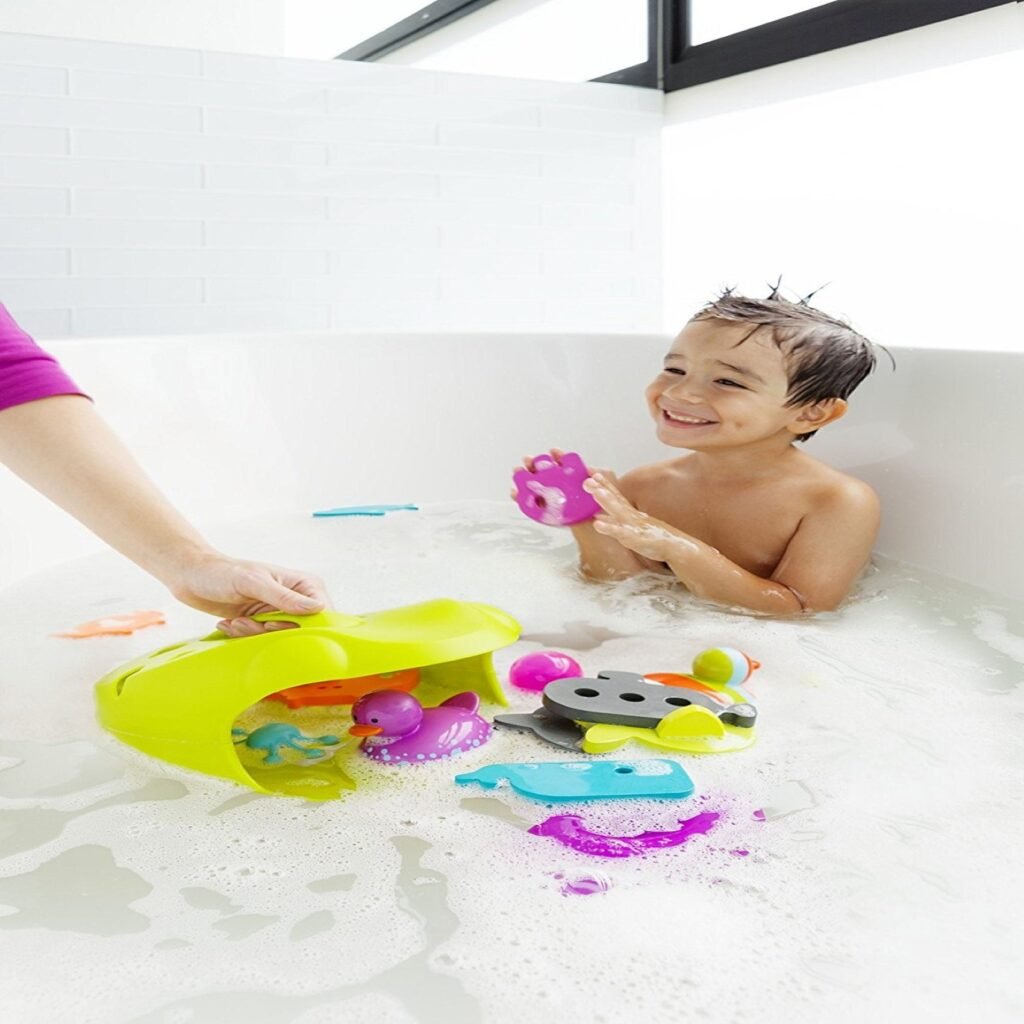 Boon -Frog Pod Drain and Storage Bath Toy