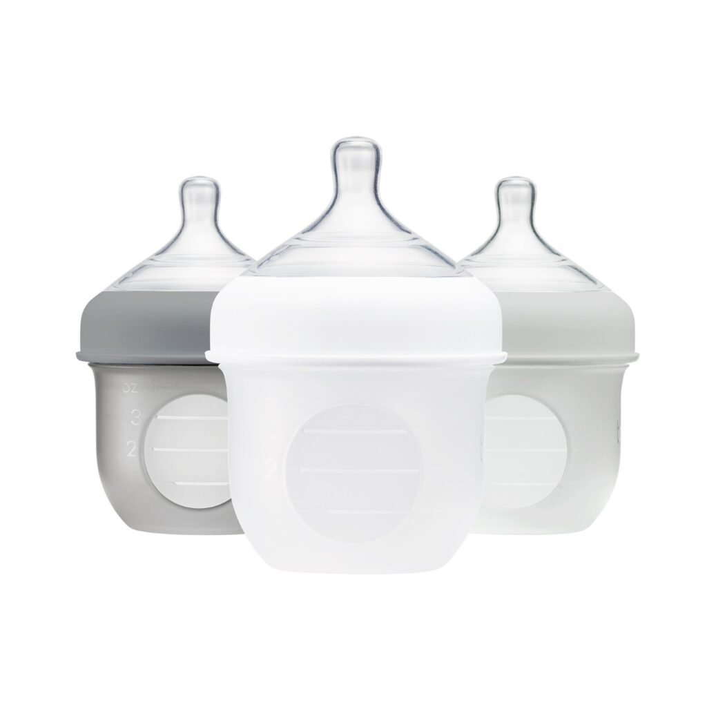 Boon -NURSH 4oz Bottle 3pk - Gray Multi