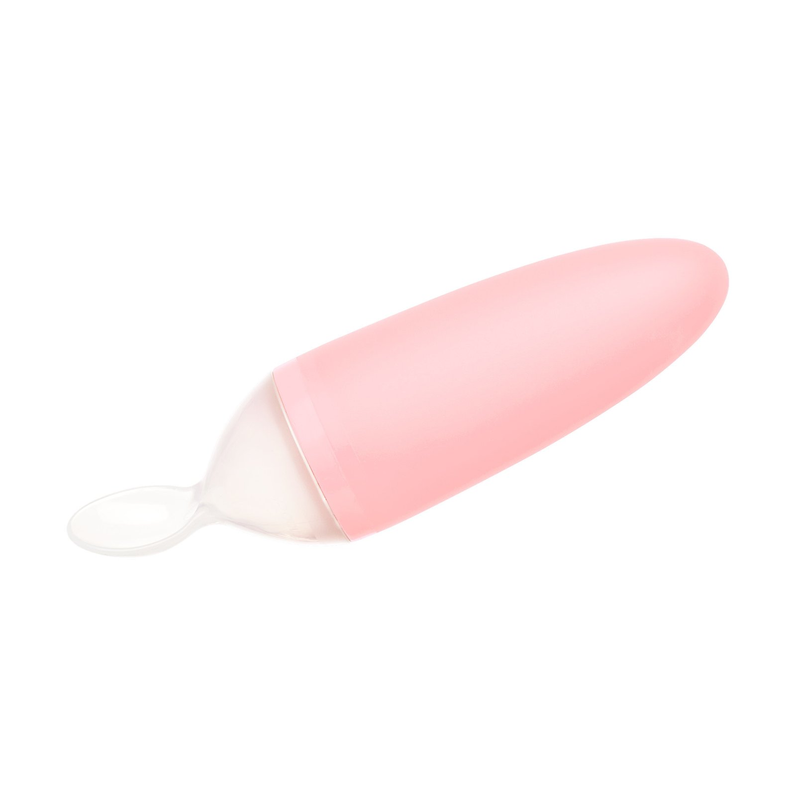 Boon -Squirt Silicone Baby Food Dispensing Spoon  Light Pink