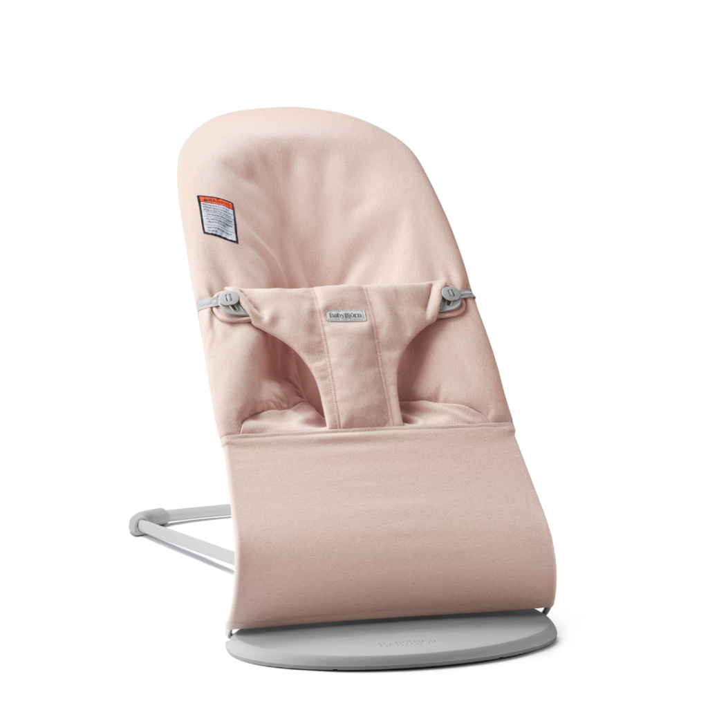 BabyBjörn Bouncer Bliss, Woven, Light Pink mélange