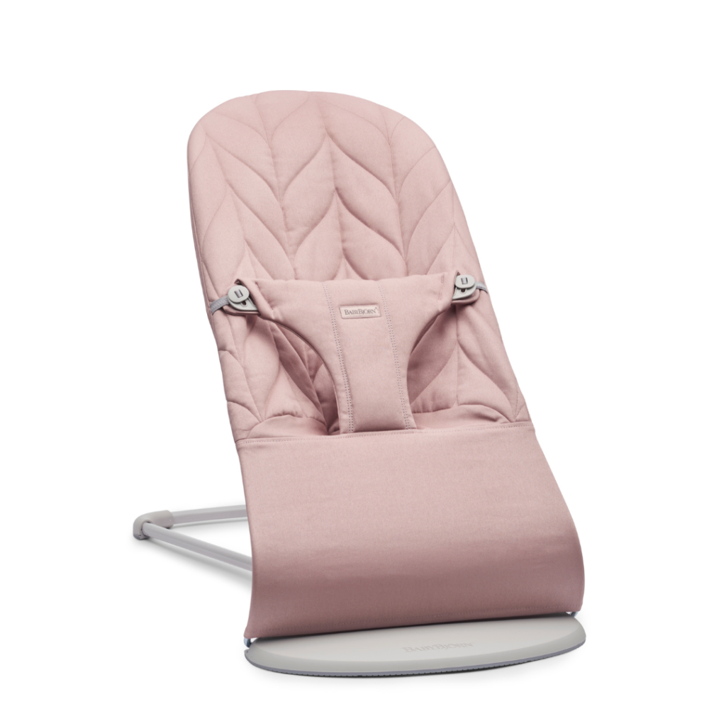 BabyBjörn Bouncer Bliss, Woven, Petal Quilt, Dusty Pink