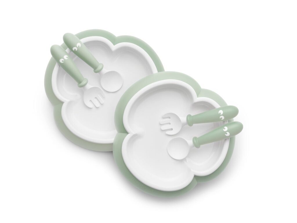 BABYBJÖRN Baby plate, spoon, fork, 2 pack
