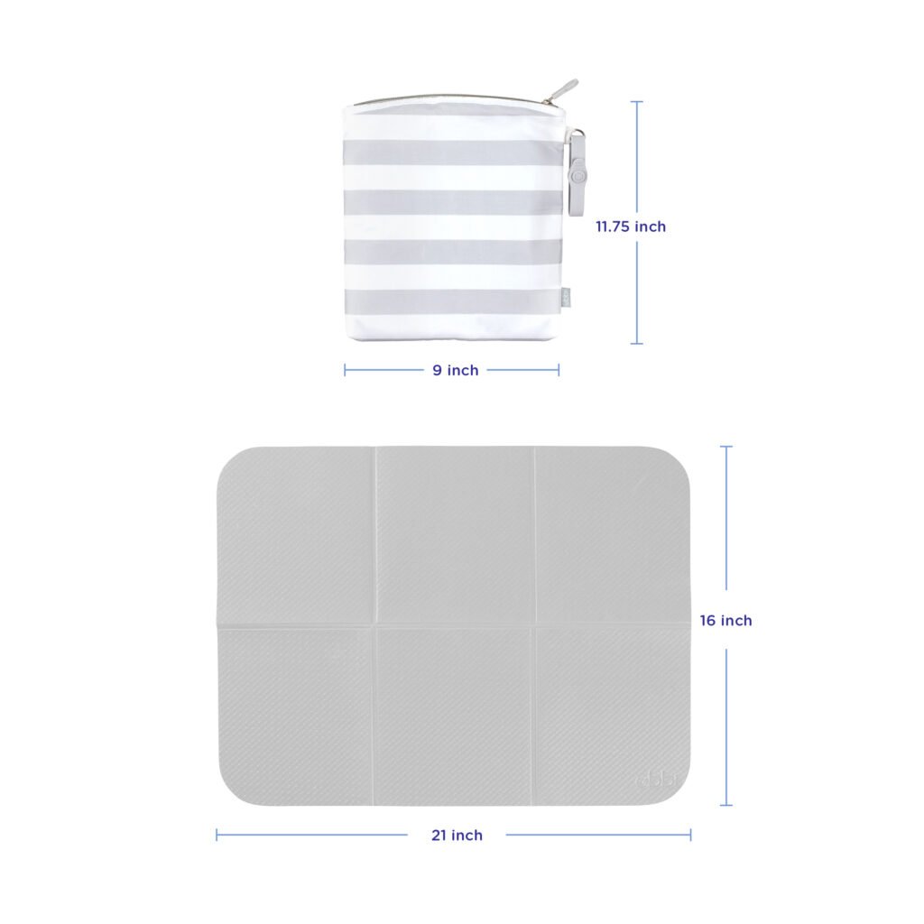 Ubbi - OTG Changing Mat Bag Gray