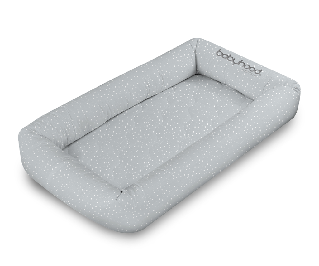Breathe Eze Cosy Crib - Drops - Grey