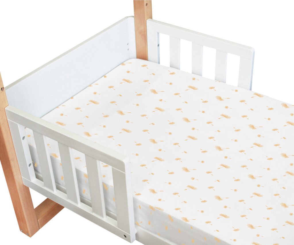 Amani Bebe Jersey Cotton Standard Fitted Sheet - Dandelion