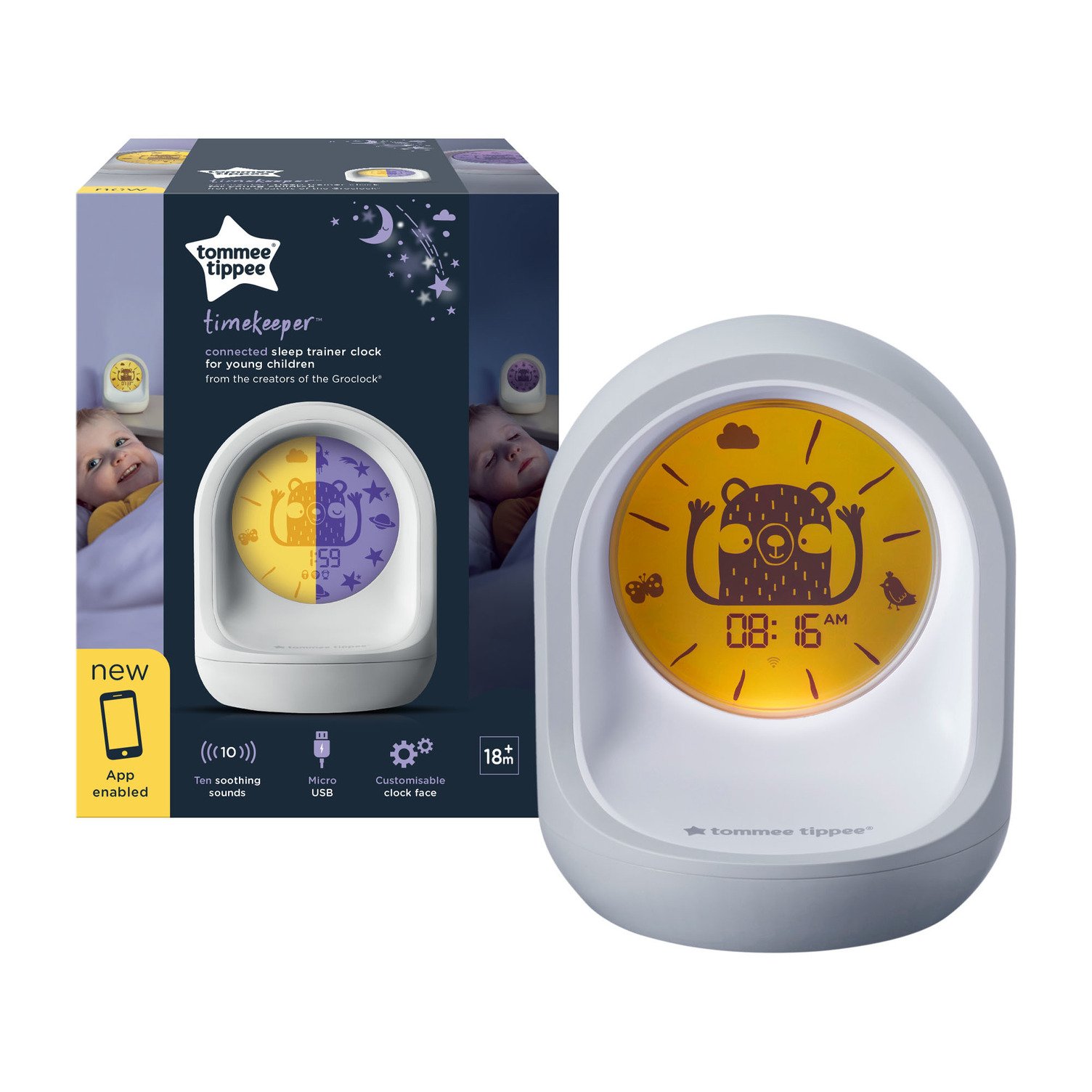 Tommee Tippee Connected Sleep Trainer Clock