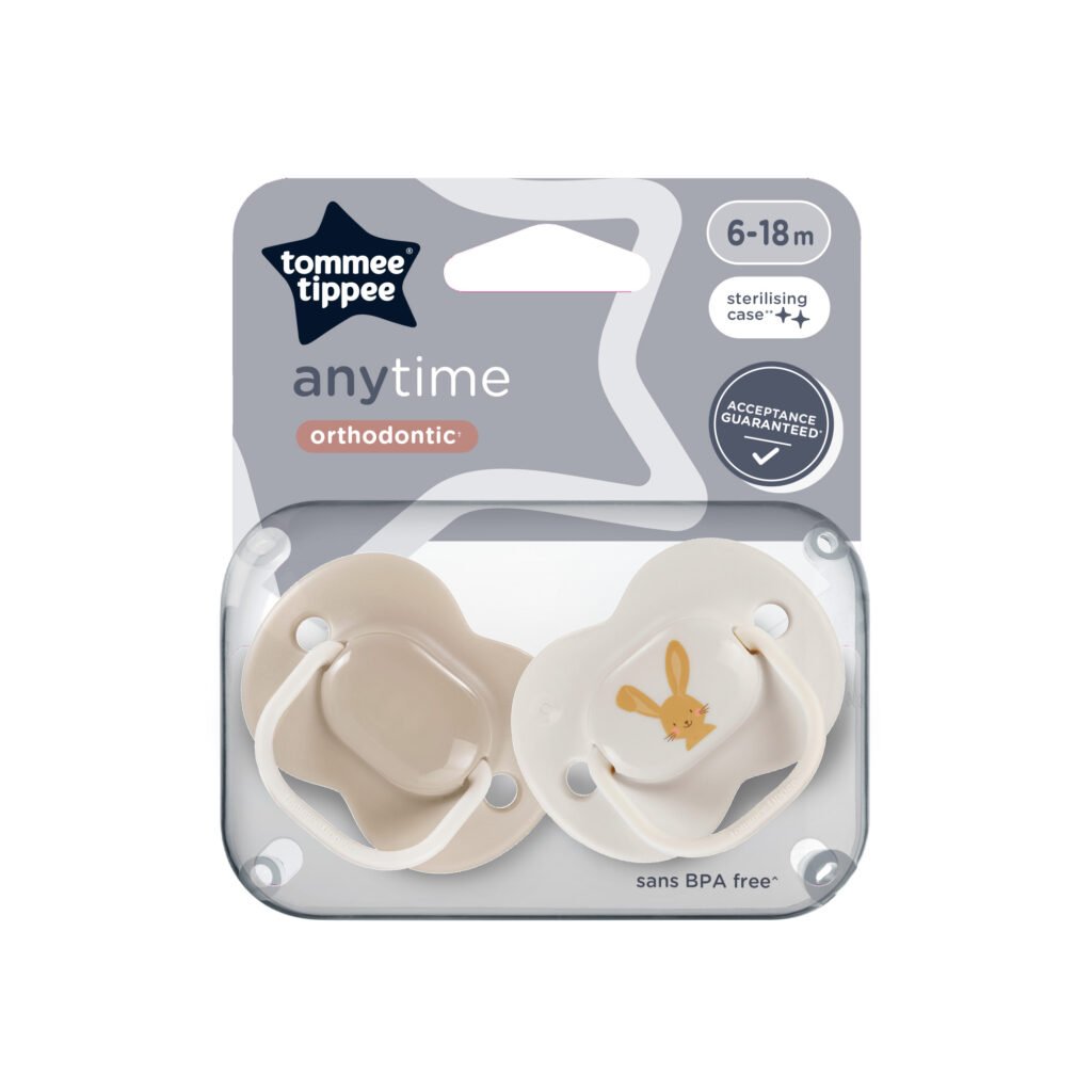 Tommee Tippee  Anytime Soother Pack of 2 (6-18M)