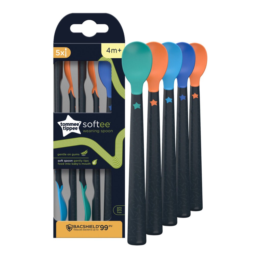Tommee Tippee Softee Weaning Spoon, 4 m+ ( Pack of 5)