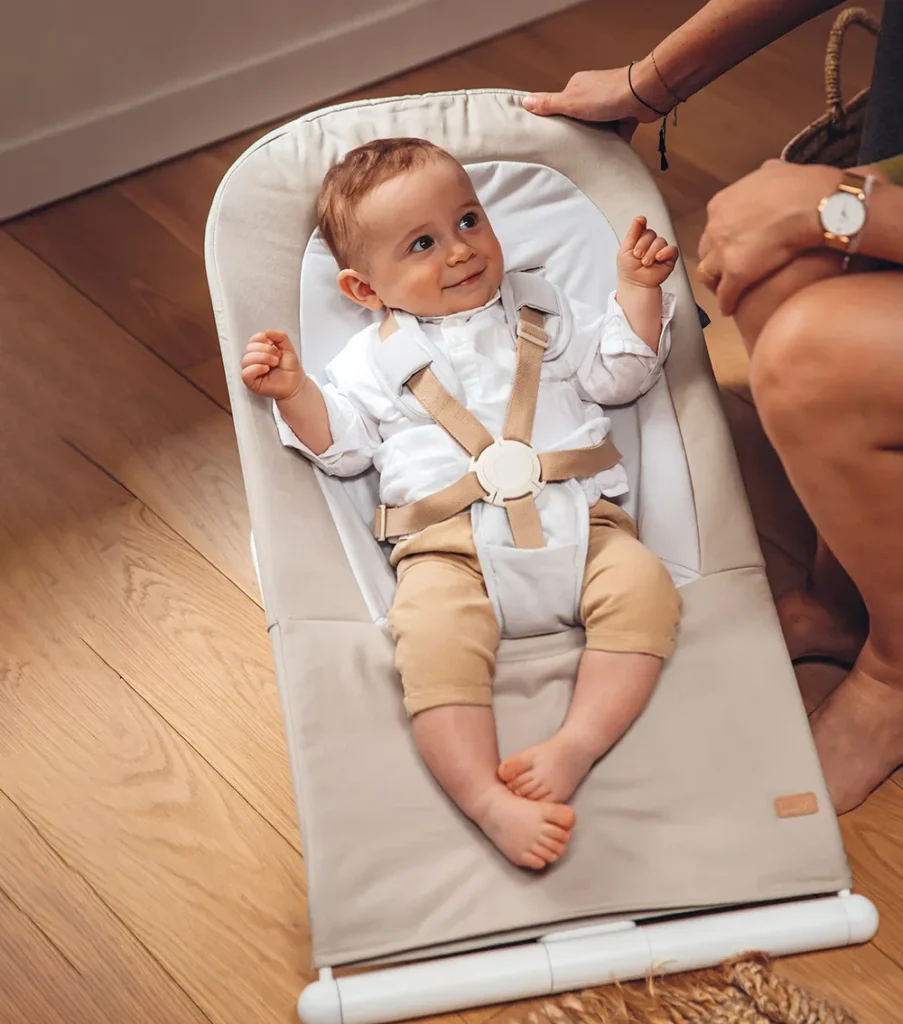 Beaba Foldable Bouncer Eazy Relax - Greige