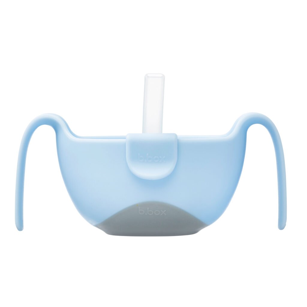 Bbox - Toddler Bowl And Straw - Bubblegum