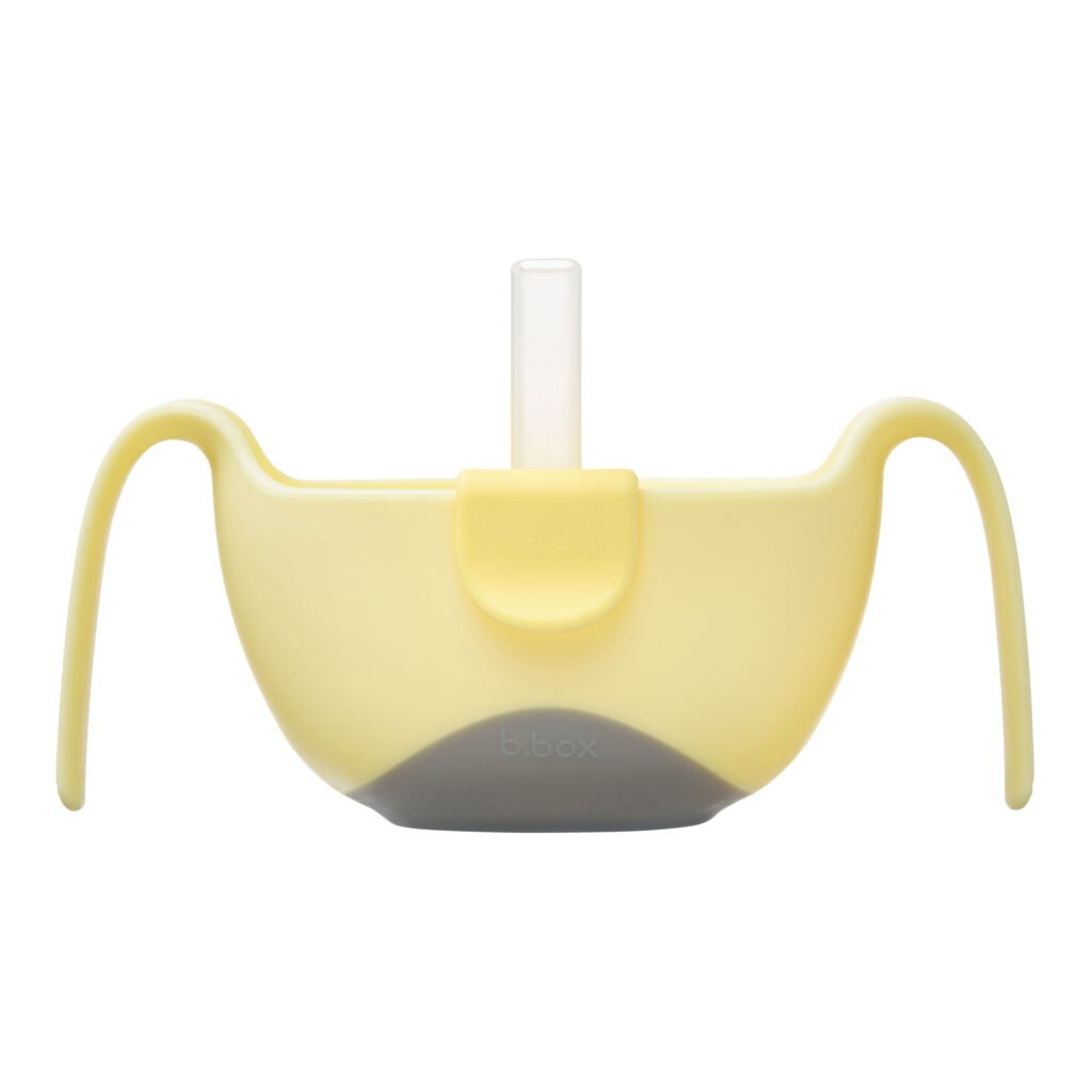 Bbox - Toddler Bowl And Straw - Banana Split