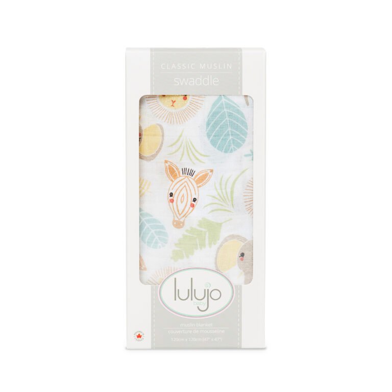 LJ095 - JungleCottonSwaddle - box