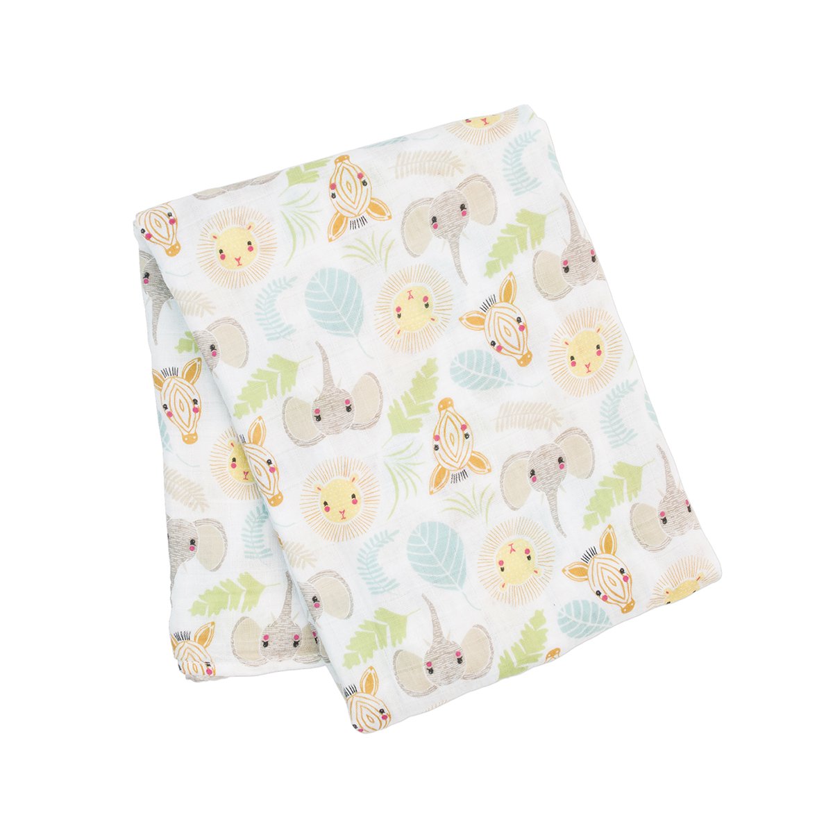 LJ095 - JungleCottonSwaddle - folded