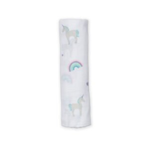 Muslin Swaddle XL - Rainbows & Unicorns