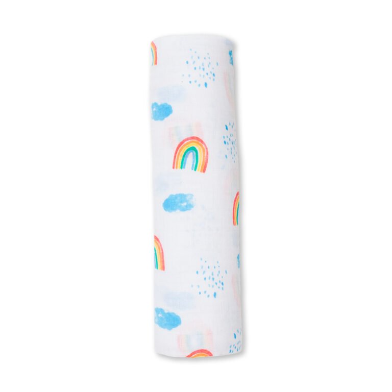 LJ440 - RainbowSkyCottonSwaddle-rolled-MAIN IMA