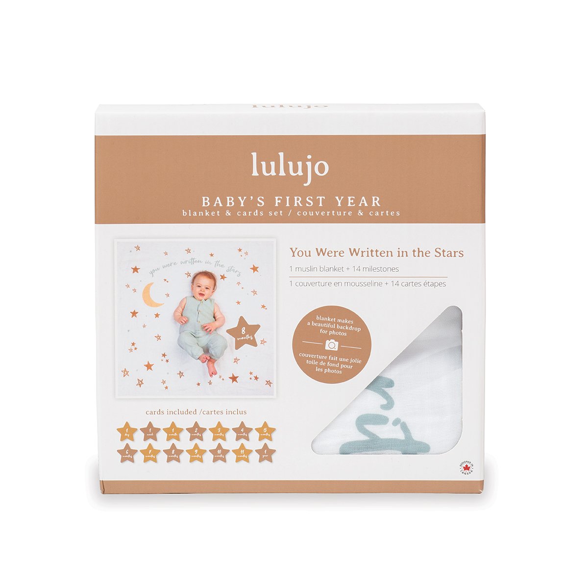 Baby’s First Year™ Blanket & Cards Set – Written in the Stars