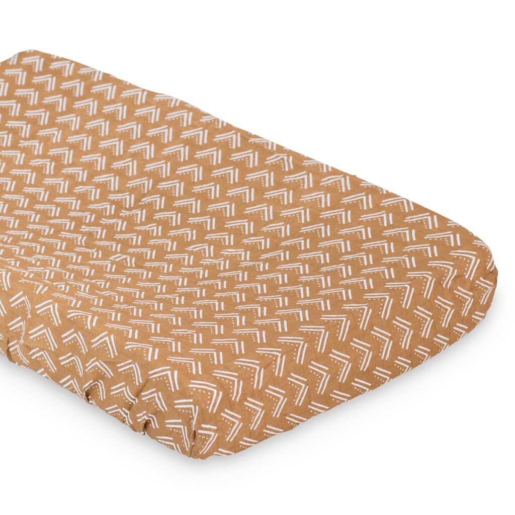 Muslin Change Pad Cover (80cm x 40cm) - Mudcloth