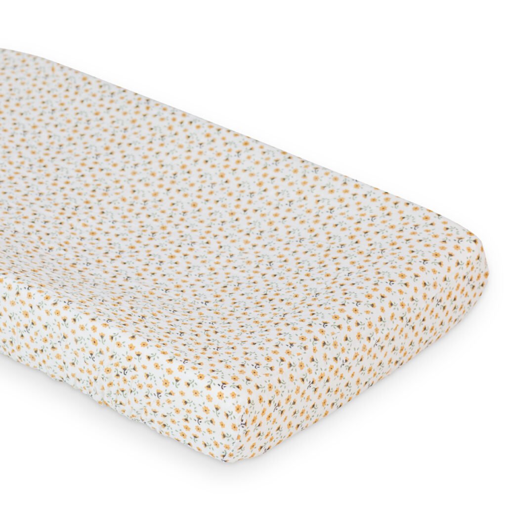 Muslin Change Pad Cover (80cm x 40cm) - Vintage Floral