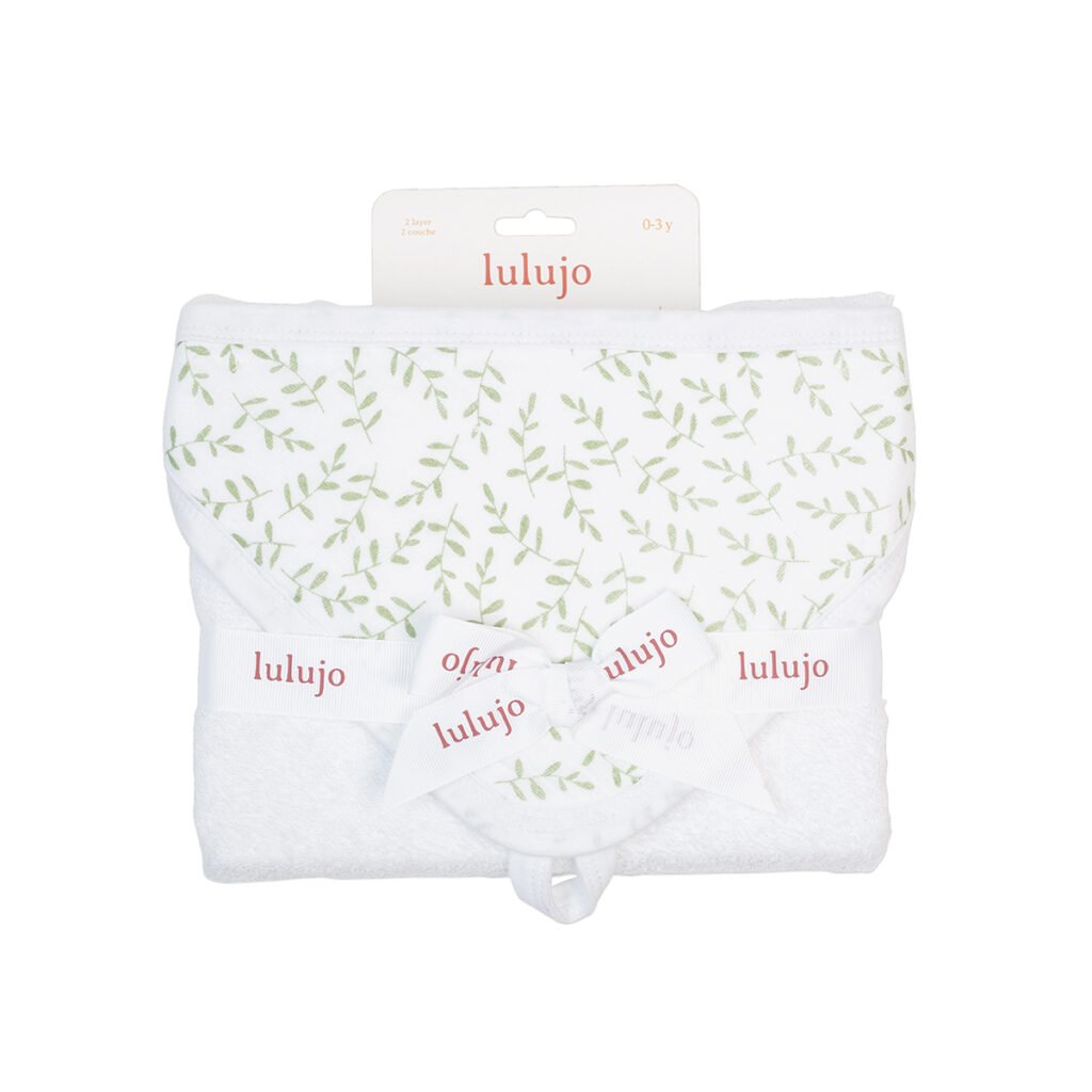 Baby Hooded Towel - Greenery