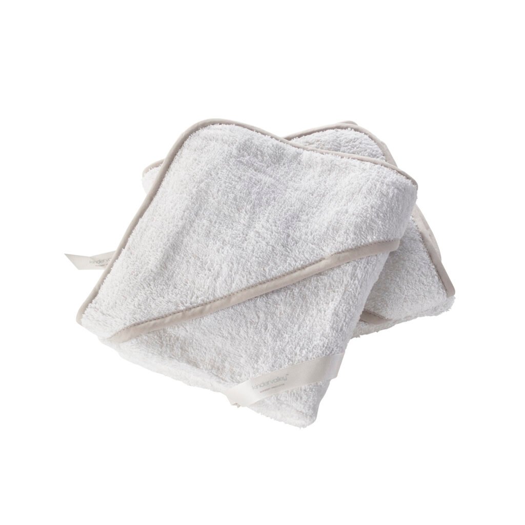 White 2 Pack Hooded Towels