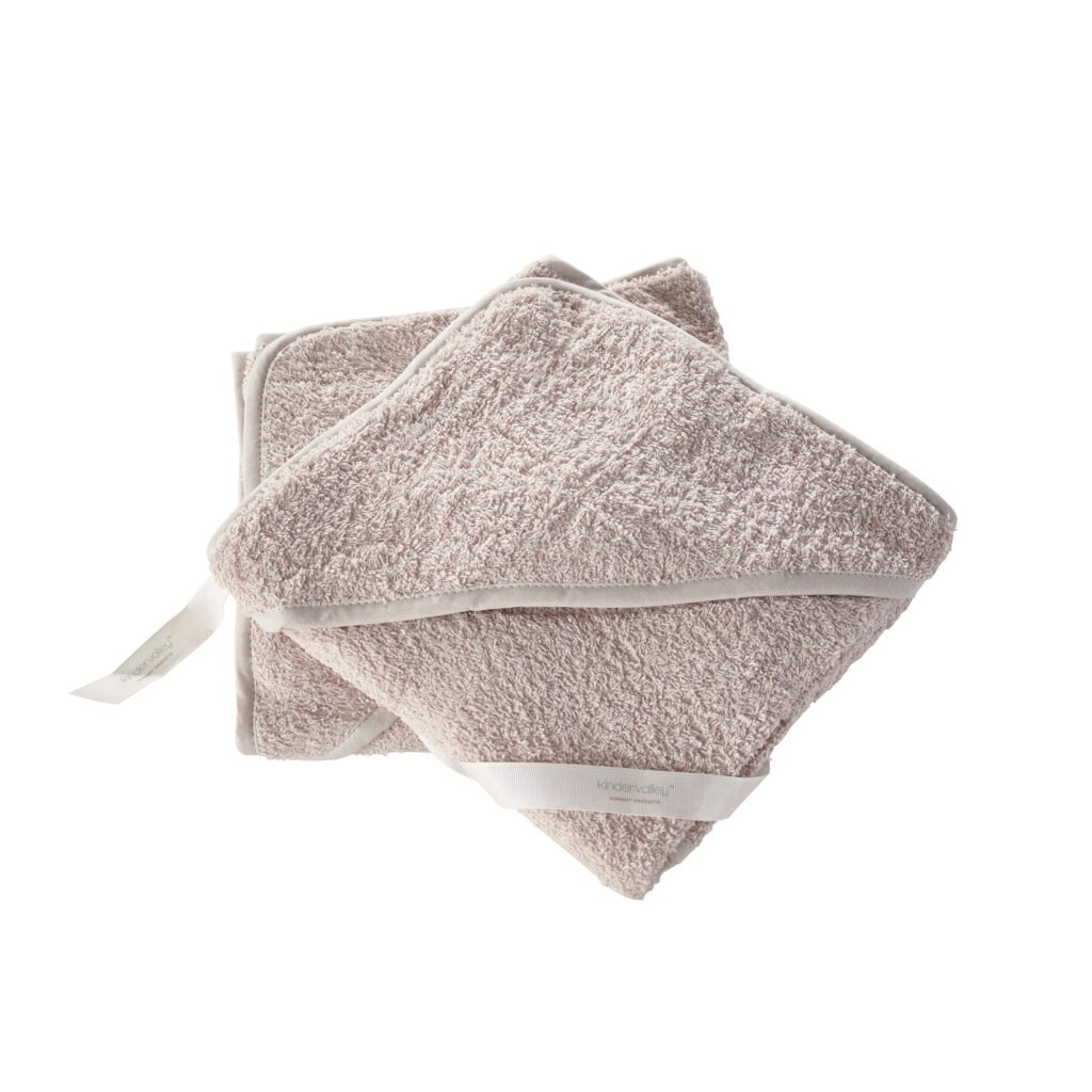 Grey 2 Pack Hooded Towels