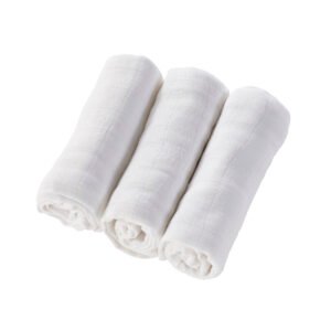 White 3 pack Muslin cloth/blanket