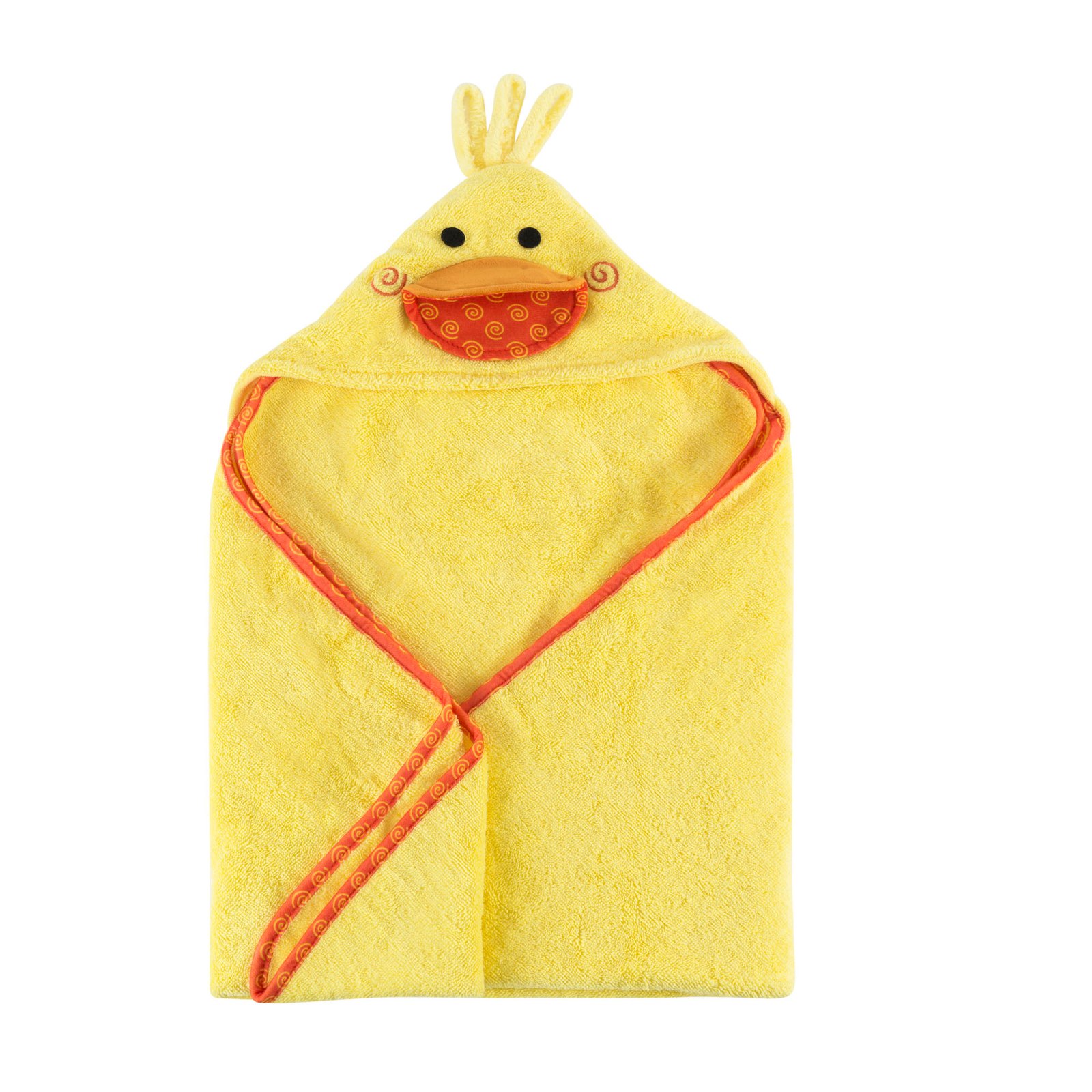11201 - Puddles the Duck ZOOCCHINI 100% Cotton Terry Baby Hooded Bath Towel - Product