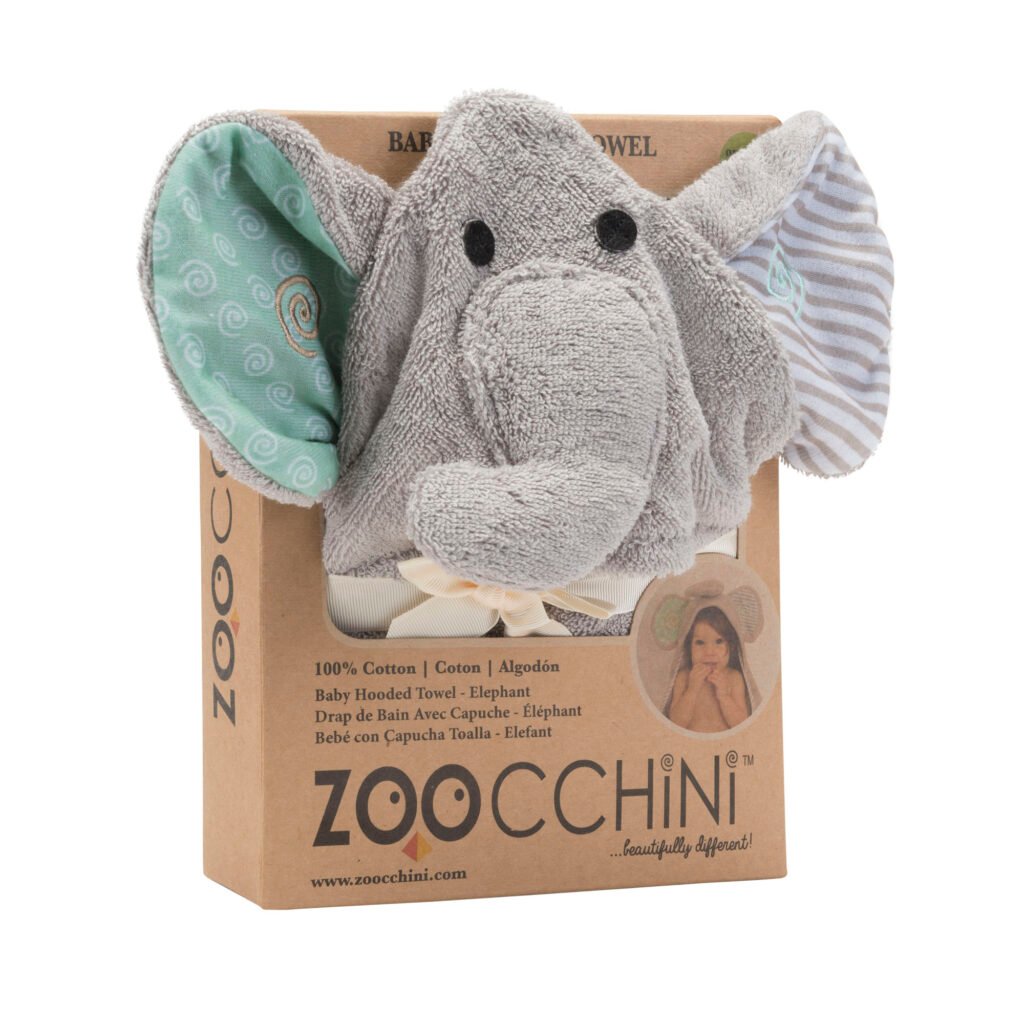Baby Hooded Towel - Ellie the Elephant
