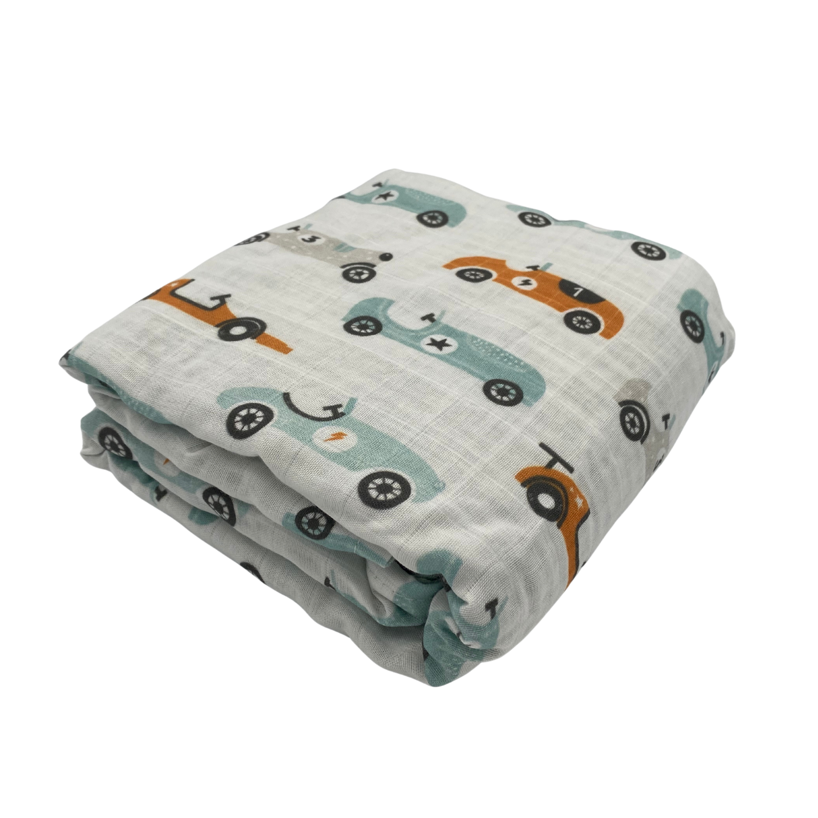 AllBaby Cars Waffle Blanket