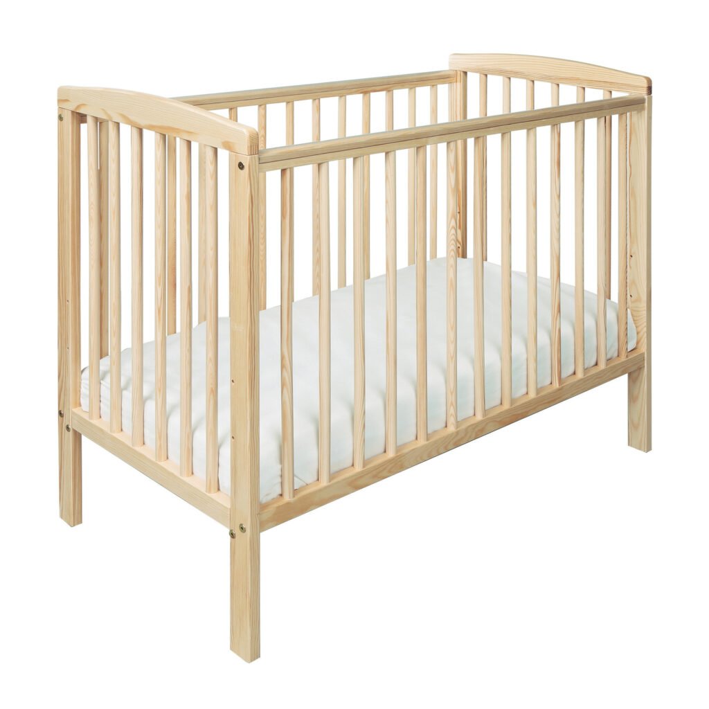 Sydney Compact Cot Natural with Kinder Flow Mattress
