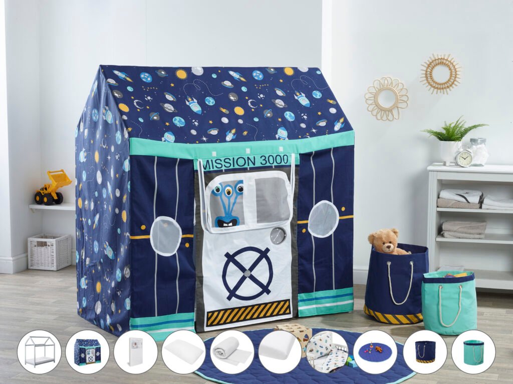 12 Piece Space Mission 3000 House Bed Bundle