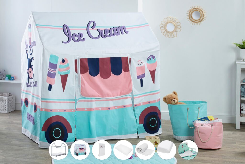 12 Piece I Scream For Ice Cream House Bed Bundle