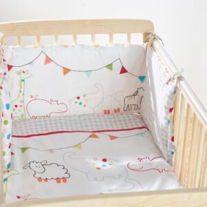 Animal Journey Quilt and Bumper Set