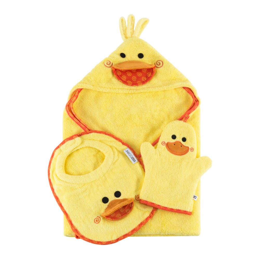 Baby Hooded Towel - Puddles the Duck