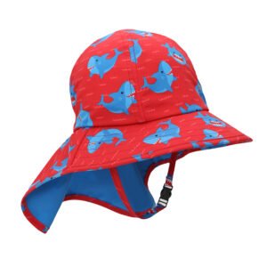 UPF50+ Cape Sunhat - Blue Shark