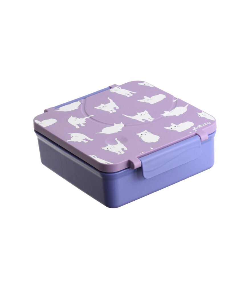 Purple Cats Insulated Lunch Box