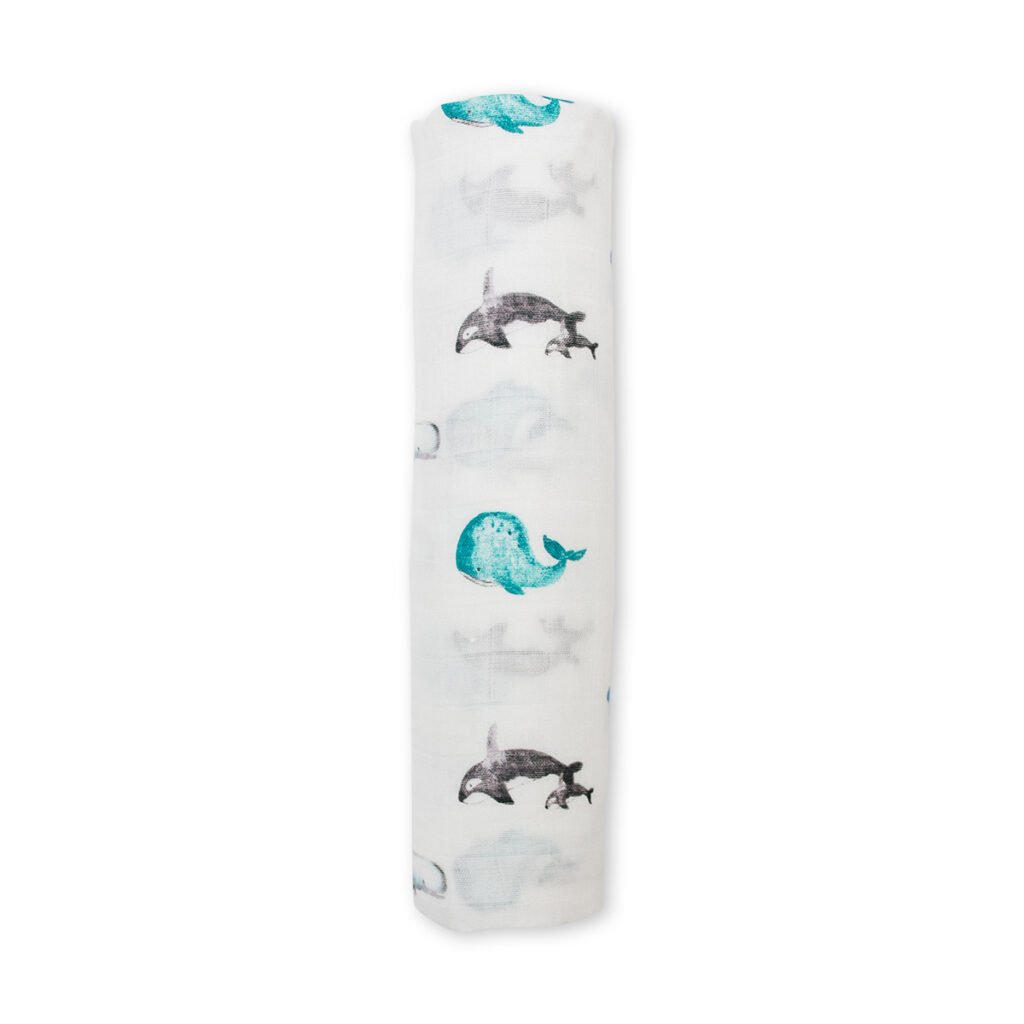 Bamboo Swaddle - Whales