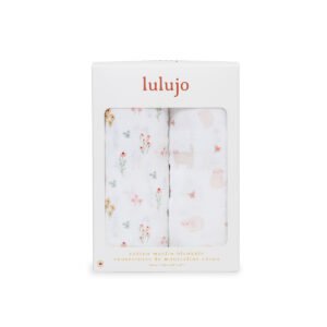 2-pack Cotton Swaddles - Kitty & Flowerfield