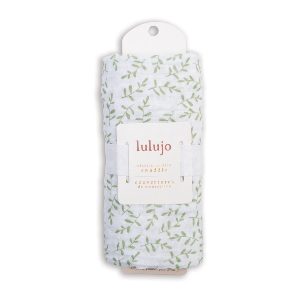Muslin Swaddle L  (100cm x 100cm) - Greenery