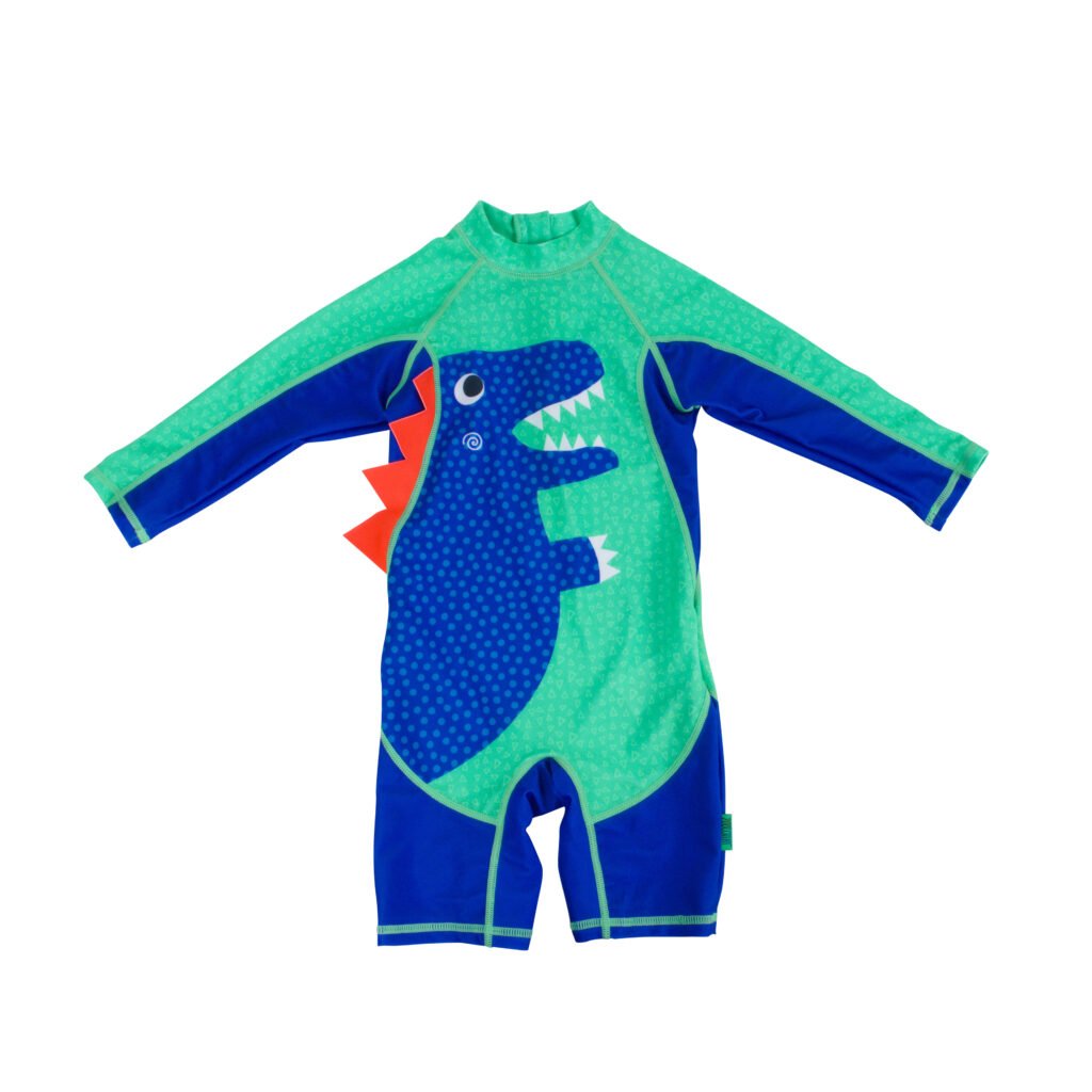 One Piece Surf Suit - Dinosaur