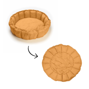 Bloom Organic Playmat and Storage Bag - Mustard Chai Tea