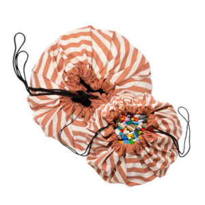 Playmat & Storage Bag - Stripes Brown