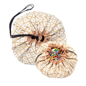 Playmat & Storage Bag - Geo Mustard
