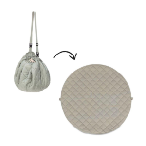 Playmat & Storage Bag - Meadow Green Organic Babymat