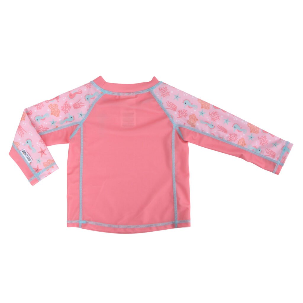 Baby Rash Guard Long Sleeved Swim Top - Sally the Seahorse