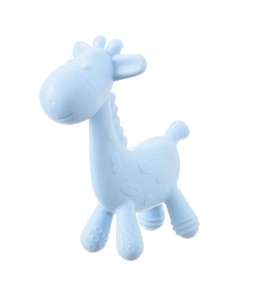 AllBaby Giraffe Silicone Teething Pendant Toy (Other Colors Available)