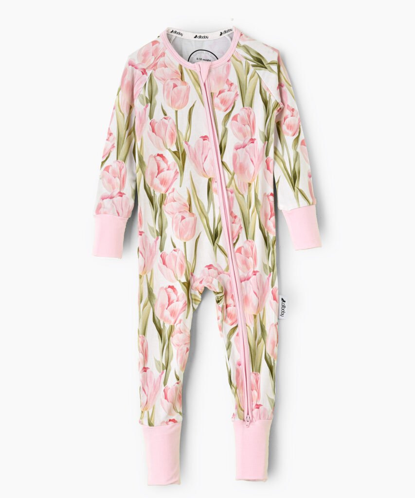 AllBaby -Tulips Dreams Sleepsuit