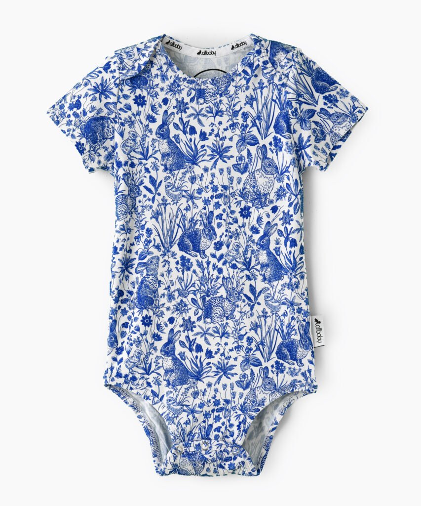 AllBaby - Navy Floral Dreams Bodysuit