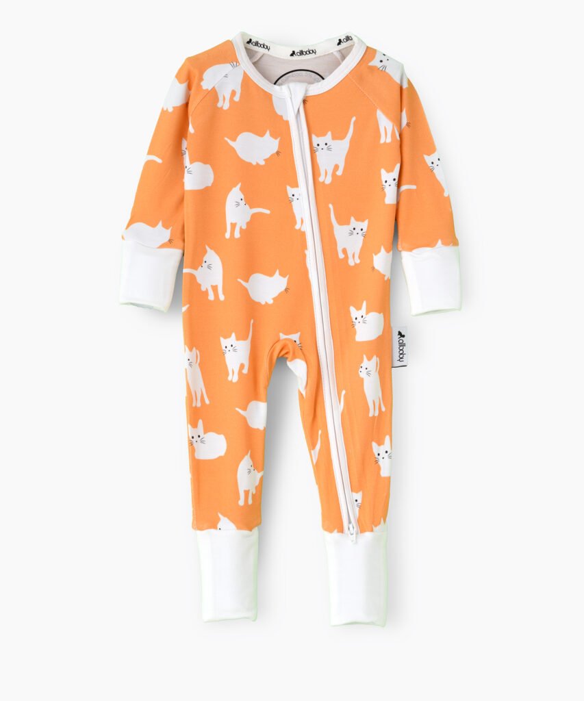 AllBaby -Cat Dreams Sleepsuit
